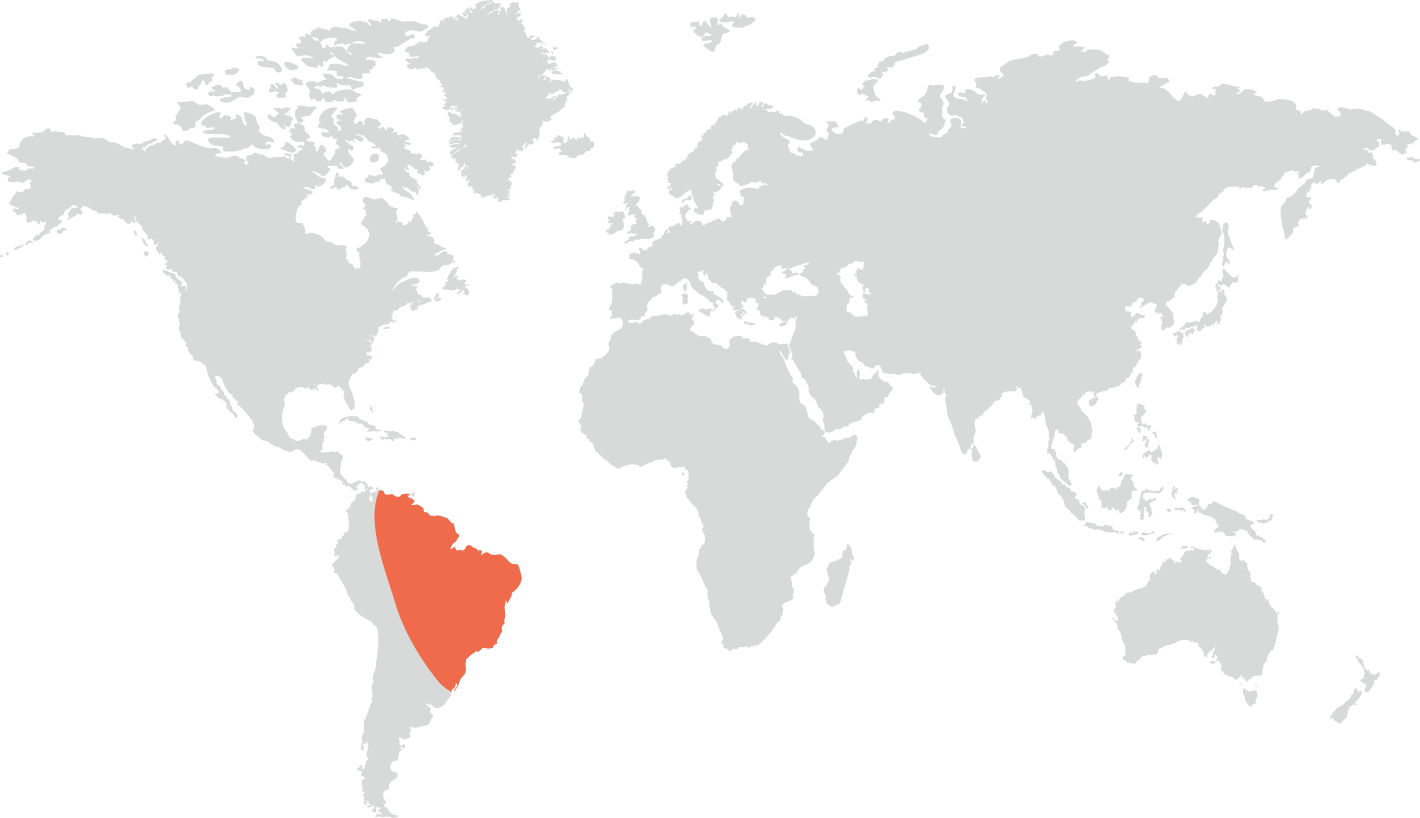 Distribuição geográfica do cachorro do mato