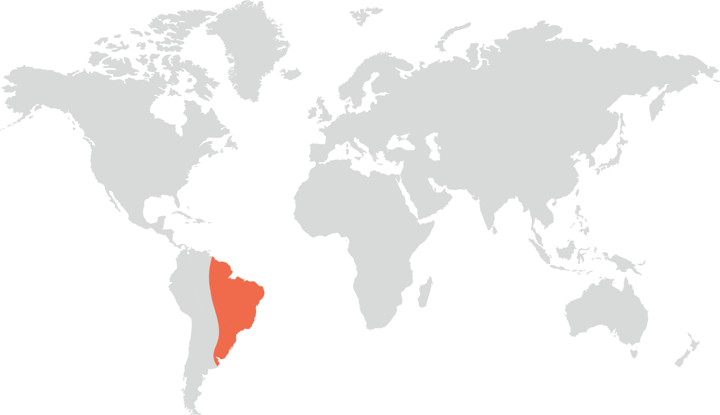 Distribuição geográfica do cachorro do mato